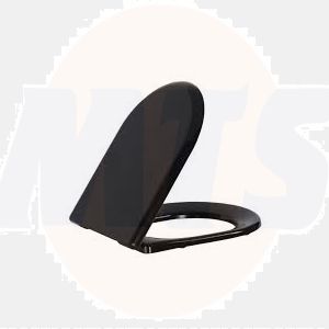 Creavit KC0103 01 1300E Amasra Duroplast Soft Closing Seat & Cover Black