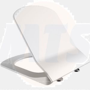 Creavit KC1102 01 0000E Elegant Duroplast White Seat & Cover with Metal Hinge