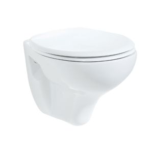 Creavit Perla Toilet Seat and cover with soft close fittings KC0703 01 0000E 