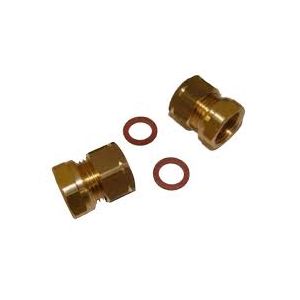 Ideal Standard Spares STRAIGHT COUPLERS SHORT 2 PCS  A962499NU