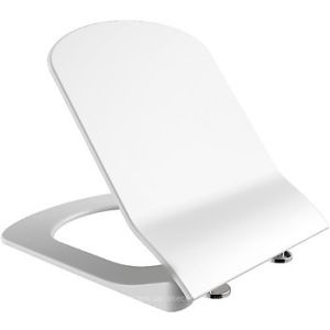 Creavit KC1102 01 0000E Elegant Duroplast White Seat & Cover with Metal Hinge