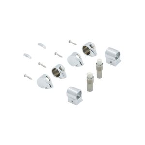 Roca Giralda Senso Hall Soft Close Toilet Seat Hinge Set in Chrome AI0001200R