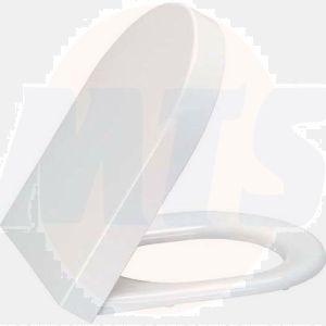 Creavit KC1502 01 0000E Hisar Duroplast White Seat and Cover with Metal Hinges