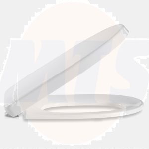 D Shaped replacement Toilet seat white Soft Closing 5708590282091