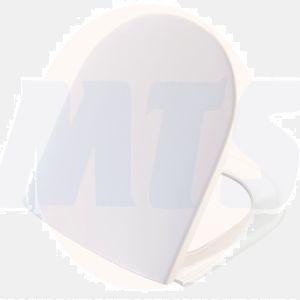 D Shaped replacement Toilet Seat and Cover with Fittings 5708590321493