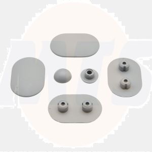 Ideal Standard EV15367  Studio Space seat cover buffers  set of 4 - Grey