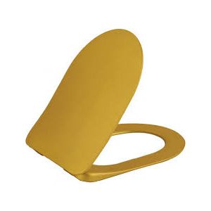 Creavit KC0903.01.0300E Duck Duroplast Soft Close Gold Plated Seat Cover