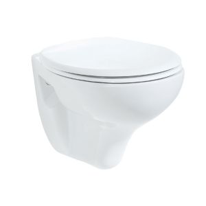 Creavit Perla Toilet Seat and cover with soft close fittings KC0703.01.0000E 